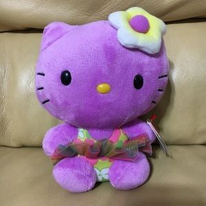 🌹6” Sanrio HK Swim Bikini Hawaiian Flower Plush